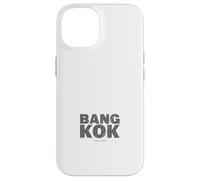 Bangkok Thailandia Mappa Tipografia Viaggio Urbano Tee Custodia per iPhone 14