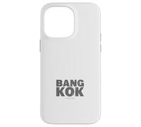 Bangkok Thailandia Mappa Tipografia Viaggio Urbano Tee Custodia per iPhone 14 Pro Max