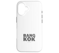 Bangkok Thailandia Mappa Tipografia Viaggio Urbano Tee Custodia per iPhone 16