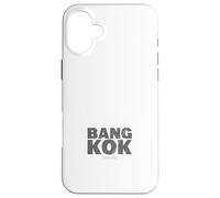 Bangkok Thailandia Mappa Tipografia Viaggio Urbano Tee Custodia per iPhone 16 Plus