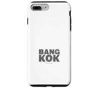Bangkok Thailandia Mappa Tipografia Viaggio Urbano Tee Custodia per iPhone 7 Plus/8 Plus