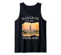 Bangkok Thailandia Souvenir Tempio dell'alba Buddismo Wat Arun Canotta