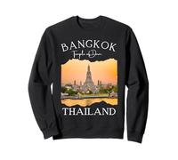Bangkok Thailandia Souvenir Tempio dell'alba Buddismo Wat Arun Felpa