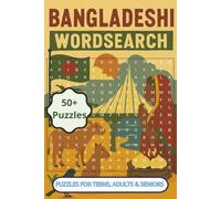 Bangladeshi Wordsearch: Wordsearches with easy to read Print. All about Bangladesh and Bengalis, 50 + Puzzles, Excellent Gift for Travel, Vacations, Holidays and Free Time