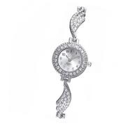 Bangle Watch Donna 1 Pezzo in Lega di Zinco, Argento, Stile Fashion