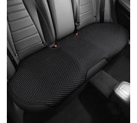 bangminda Coprisedile Auto Posteriore Cuscino Guidatore Copri Protezione Sedili per Auto Cuscini Universali per Sedili Posteriore Protettore Traspirante Antiscivolo (Nero, 1 Coprisedile Posteriore)