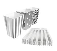 BangShou 60 scatole per popcorn, mini contenitori di carta per caramelle per serate cinematografiche, carnevale, feste, teatro e feste