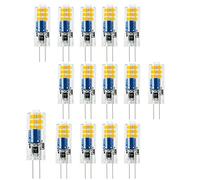 BANGSHUO 15 pezzi Lampadine LED G4 2W Lampadine Equivalente a 20W Alogena G4 Bianca Calda 3000K 200 lm, AC 220-240V G4 Non Dimmerabili Angolo del Fascio 360 gradi Il Nuovo