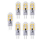 BANGSHUO G4 LED Lampadina 2W Equivalenti 20W Lampada Alogena,Bianco Caldo 3000K Lampada LED G4 200LM,Non Dimmerabile AC/DC 12V G4 Senza Sfarfallio-6 pezzi