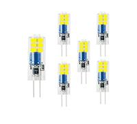 BANGSHUO G4 LED Lampadina 2W Equivalenti 20W Lampada Alogena,Bianco Freddo 6000K Lampada LED G4 200LM,Non Dimmerabile AC 220-240V G4 Senza Sfarfallio--6 pezzi