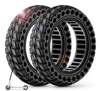 BANGTING 2PCS 60/70-6.5 Pneumatici per Monopattino Elettrico Ruote, 10x2.50-6.5 Gomme Piene, 10x2.5 Pollici Pneumatico per Segway Ninebot Max G2/G30/G30D/G30E/G30E/G30LP/G30D II/G30 Max (Nero)