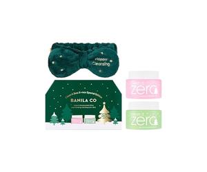 BANILA CO Clean it Zero Balsamo Detergente Edizione Speciale Natale | Struccante coreano vegano, originale, detergente viso purificante per i pori | Fascia per capelli gratuita inclusa, set regalo