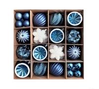 Banish the Mundane Scegli il nostro vivace set di 40 decorazioni natalizie per albero di Natale (blu)