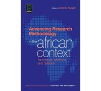 Baniyelme D. Zo Advancing Research Methodology in the African (Copertina rigida)