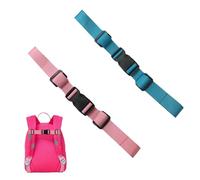 banjiabb 2 cinghie pettorali per bambini, zaino regolabile, cintura toracica, zaino in nylon con fibbia, cintura toracica, cintura toracica, cintura toracica per zaino per la scuola, fuori viaggio