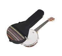 Banjo a 4 Corde, Banjo Tenore da 24 Pollici per Principianti, per Suonare in Banda E in Ensemble, A Casa, per Imparare E Insegnare, con Custodia Morbida.