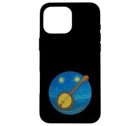 Banjo Bluegrass Folk Music - Van Gogh Notte Stellata Stile Custodia per iPhone 16 Pro Max