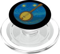 Banjo Bluegrass Folk Music - Van Gogh Notte Stellata Stile PopSockets PopGrip per MagSafe