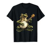 Banjo Frog Bluegrass Banjo Giocatore Rana Giocare Banjo Maglietta