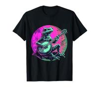 Banjo Frog Bluegrass Banjo Giocatore Rana Giocare Banjo Maglietta