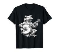 Banjo Frog Bluegrass Banjo Giocatore Rana Giocare Banjo Maglietta