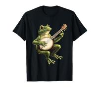 Banjo Frog Bluegrass Banjo Giocatore Rana Giocare Banjo Maglietta