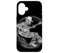 Banjo Guy Graphic Country Music Custodia per iPhone 16