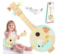 Banjo in legno per bambini con motivo marino