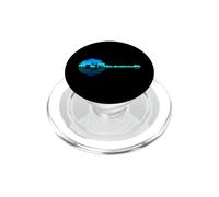 Banjo Lago Ombra Amore Riflessione Silhouette Bluegrass Folk PopSockets PopGrip per MagSafe
