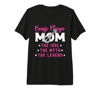 Banjo Player Mom The Idol Strumento Musicale Banjo Player Maglietta Premium