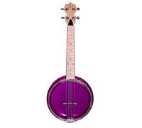 Banjolele Bones BB400P 4 cuerdas Púrpura,Tamaño concierto 382mm, parche y aro de plástico