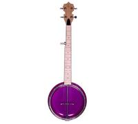 Banjolele Bones BB500P 5 cuerdas Púrpura,Tamaño tenor 507mm, parche y aro de plástico