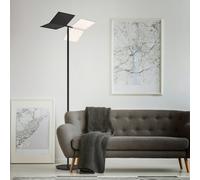 BANKAMP Book Plus lampada da terra, LED 2 luci, 6134/2-06, Book Plus; Book [Lampade per Interni > Lampade da Terra]