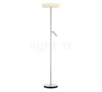 Bankamp Cielo Lampada da terra LED 2 fuochi, alluminio opaco