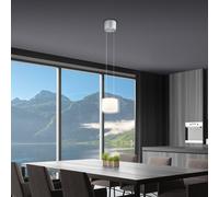 BANKAMP Grand Clear lampada a sospensione LED, a 1 luce, Ø 20 cm BANKAMP