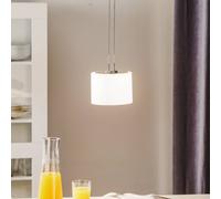 Bankamp Grazia Lampada a sospensione LED, nichel opaco, ø16 cm