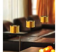 BANKAMP Impulse LED a sospensione 3 luci oro BANKAMP