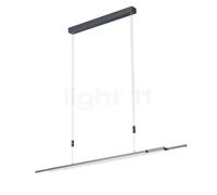 Bankamp Lightline Lampada a sospensione LED, antracite opaco, Up- & Downlight