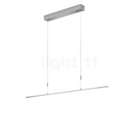 Bankamp Slim Lampada a sospensione LED, nichel opaco - 98 cm