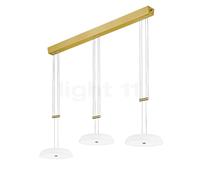 Bankamp Vanity Lampada a sospensione LED 3 fuochi, ottone opaco , articolo di fine serie