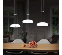 BANKAMP Vanity lampada a sospensione, LED 3 luci con dimmer, 2090/3-92, Vanity [Lampade per Interni > Lampade a Sospensione]
