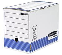 Bankers Box 0028501 Scatola Archivio A4 System, Dorso 200 mm, FSC, Confezione da 10 Pezzi