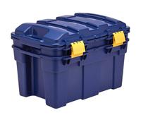 BANKERS BOX - 100135776 - Baule multiuso Bankers Box - 39 x 59 x 33 cm - 40 L - PP - con coperchio - blu-giallo - Fellowes - 103358 - Conf. da 1 Pz. - 100135776