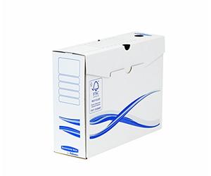 Bankers Box 4460103 Basic Scatola Archivio, 8 cm, A4, Confezione da 10