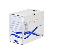 Bankers Box 4460302 Scatola Archivio A4 Basic, Dorso 150 mm, FSC, Confezione da 25 Pezzi