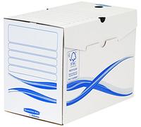 Bankers Box 4460402 Scatola Archivio A4 Basic, Dorso 200 mm, FSC, Confezione da 25 Pezzi