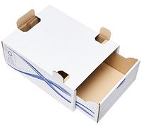 Fellowes Bankers Box Basic Confezione da 5 cassette portadocumenti - Certificazione FSC in cartone riciclato