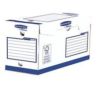 Bankers Box 4472902 Basic Scatola Archivio Extra Robusta A4+, Dorso 200 mm, FSC, Confezione da 20