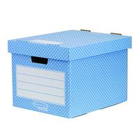 Bankers Box 4481901 Scatola Standard Style, FSC, Celeste, Confezione da 4 Pezzi