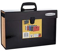 Bankers Box 9352101 Organizer Espandibile Handifile, FSC, 19 Tasche, Nero